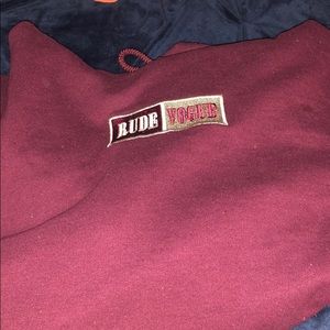 rude vogue sweater men’s medium